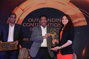 Mr. Ravi Puravankara, Chairman awarded Outstanding Contribution to Real Estate 2018-19
